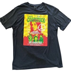 District Coopstock T Shirt‎ Mens XL Gray Alice Cooper 2021 Concert Graphic Tee